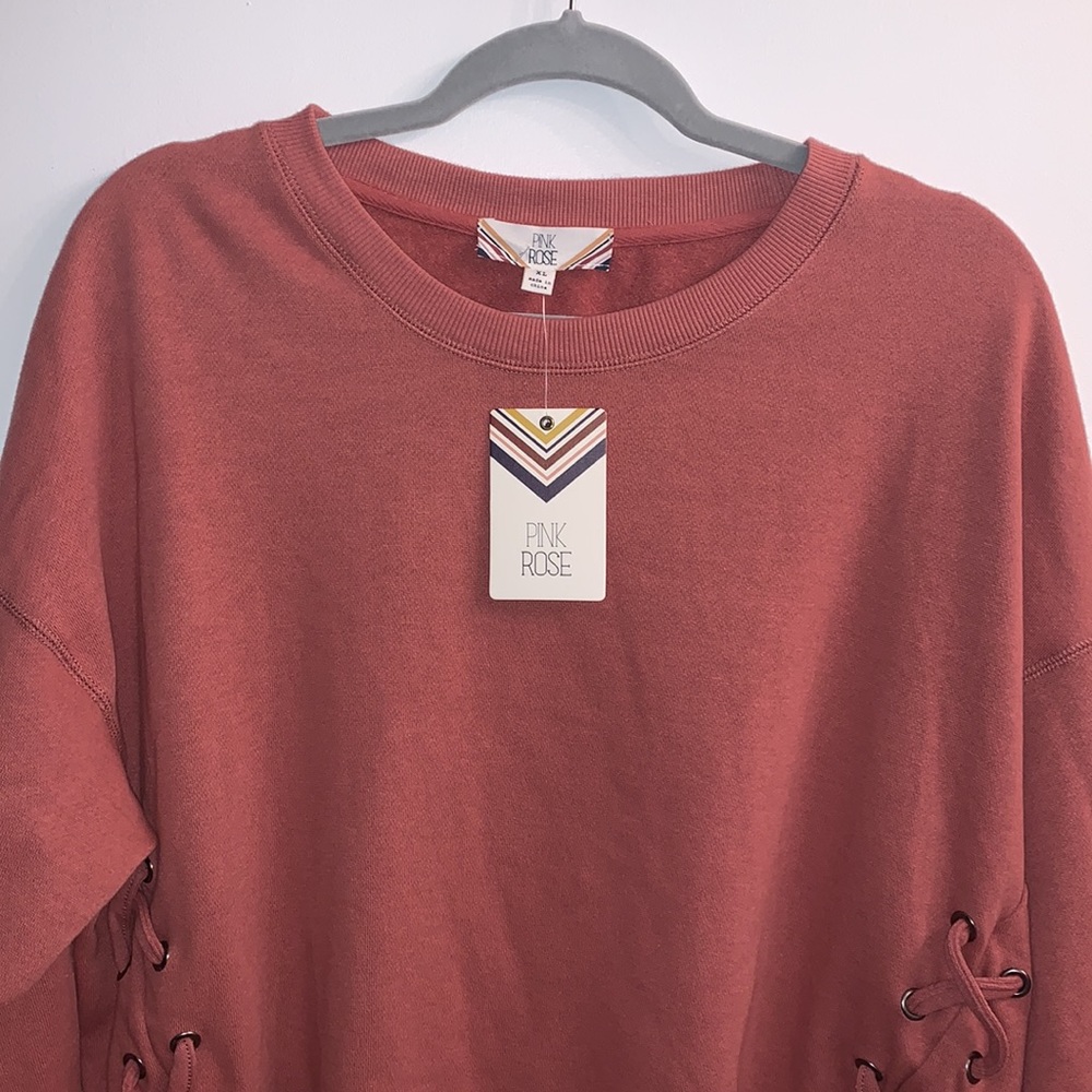 Pink Rose | Sweatshirt - Picture 3 of 5